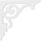 Ekena Millwork Hurley Architectural Grade PVC Bracket, 5/8"W X 18"D X 18"H BKTP01X18X18HU - alternate 2